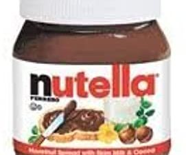 Nutella Hazelnut Spread 400 Gr (13 Oz.) Glass Jar Product in Italy
