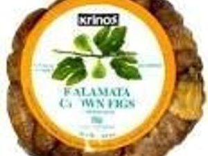 Figs ~ Krinos Kalamata Crown Figs "New Crop" From Greece 14oz (Pack of 12)