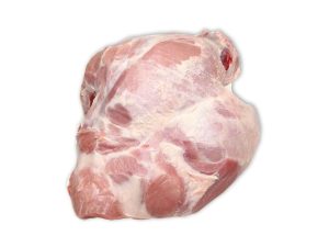 Frozen Pork Leg with rump and shank (without rind and fat, boneless) - 3D
