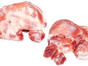 Frozen Pork Leg with rump (without shank, rind and fat, boneless) - 4D