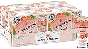 San Pellegrino Sanpellegrino Momenti Blood Orange & Orange Blossom 11.15 Fl Ounce . Cans (24Count), 11.15 Fl Ounce (Pack of 24)