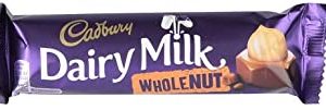 Cadbury Dairy Milk Whole Nut Single Bar (Pack of 24)