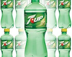 7UP, 20 oz Bottle (Pack of 8, Total of 160 Fl Oz)