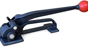 IDL Packaging S-290 Steel Strapping Tensioner for 3/8" to 3/4" Width Strapping — Heavy Duty Banding Tool for High Tensile Packaging — Feed Wheel Strapping Tool with Long Service Life