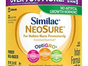 Similac NeoSure Infant Formula with Iron, for Babies Born Prematurely, Powder, 22.8 Oz (4 Count)