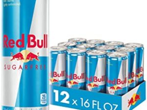 Red Bull Energy Drink, Sugar Free, Sugarfree, 16 fl oz (12 Count)