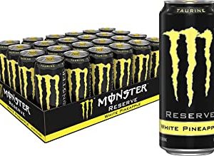 Monster Energy Reserve White Pineapple, Yellow, 16 Ounce (Pack of 24)