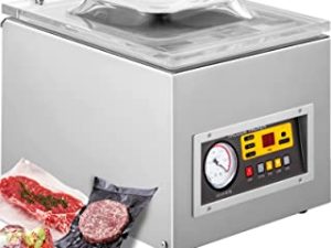 BestEquip Chamber Vacuum Sealer Machine DZ 260S Commercial Kitchen Food Chamber Vacuum Sealer, 110V Packaging Machine Sealer for Food Saver, Home, Commercial Using