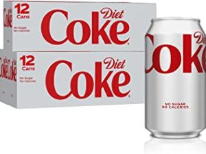Diet Coke Soda Soft Drink, 12 Fl Oz, 36 Pack