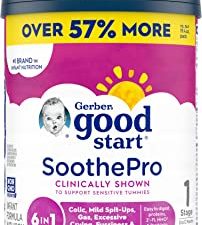 Gerber Good Start Baby Formula Powder, SoothePro Comforting Probiotics, Stage 1, 30.6 Ounce