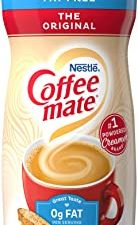 COFFEE MATE Fat Free Original Powder Coffee Creamer 16 Oz. Canister | 12 Pack | Non-dairy, Lactose Free, Gluten Free Creamer