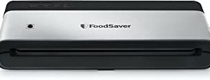 FoodSaver VS0150 PowerVac Compact Vacuum Sealing Machine, Vertical Vacuum Sealer Storage, Black