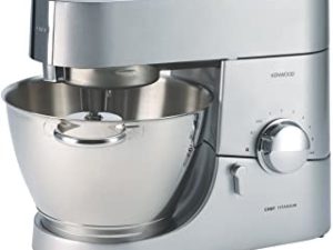 Kenwood KMC011 5 Quart Chef Titanium Kitchen Machine, Stainless Steel