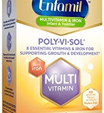 Enfamil Baby Vitamins Enfamil Poly-Vi-Sol 8 Multi-Vitamins & Iron Supplement Drops for Infants & Toddlers, Supports Growth & Development, 50 mL Dropper Bottle
