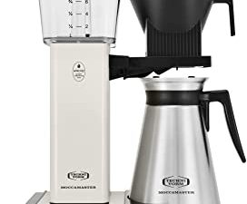Technivorm Moccamaster 79318 KBGT, 10-Cup Coffee Maker, 40 oz, Off-White