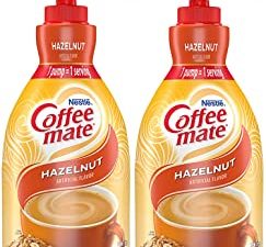 Nestle Coffee mate Coffee Creamer,Hazelnut, Concentrated Liquid Pump Bottle, Non Dairy, No Refrigeration, 50.7 Fl. Oz (Pack of 2)