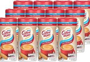 Nestle Coffee mate Coffee Creamer, Original Lite, Non Dairy Powder Creamer, 11 Ounces (Pack of 12)