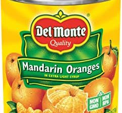Del Monte Canned Mandarin Oranges, 8.25 Ounce (Pack of 12)