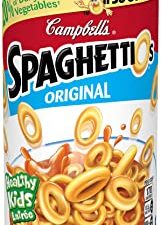 Campbell's SpaghettiOs Canned Pasta, Original, 22.4 oz. Can (Pack of 12)