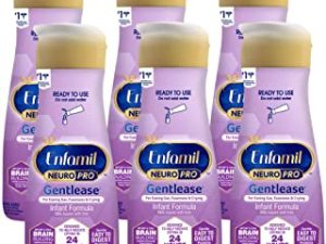 Enfamil NeuroPro Gentlease Ready-to-Use Baby Formula, Brain and Immune Support with DHA, Clinically Proven to Reduce Fussiness, Crying, Gas & Spit-up in 24 Hours, Non-GMO, 32 Fl Oz, 6 Count