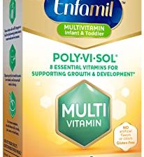 Enfamil Poly-Vi-Sol Liquid Multivitamin Supplement for Infants and Toddlers, Assorted, No Flavor, 1.69 Fl Oz