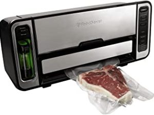FoodSaver FM5860 Vacuum Sealer Machine with Express Bag Maker & Auto Bag Dispense and Rewind, UL Safety Certified, Silver