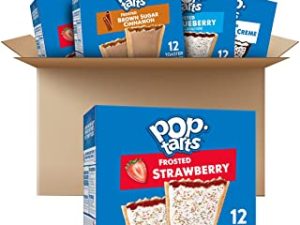 Pop-Tarts Toaster Pastries, 5 Flavor Variety Pack, Breakfast Foods, Fun Snacks for Kids, 5 Boxes (60 Pop-Tarts)