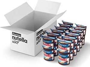 Nutella & Go Snack Packs, Chocolate Hazelnut Spread with Pretzel Sticks, Perfect Easter Basket Stuffers, 1.9 oz, Pack of 24