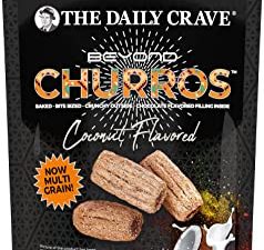 The Daily Crave Beyond Churros, Coconut, 4 Oz (Pack Of 6) Plant Based Protein, Dairy and Soy-Free, Gluten-Free, Non-GMO, Vegan