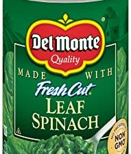 Del Monte Canned Fresh Cut Leaf Spinach, 13.5 Ounce (Pack of 12)