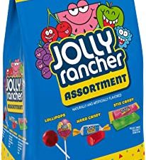 JOLLY RANCHER Assorted Fruit Flavored Mixed Candy, Individually Wrapped, 46 oz Bulk Variety Bag