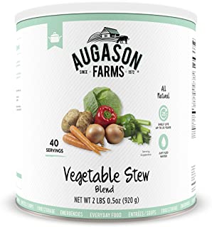 Augason Farms Vegetable Stew Blend 2 lbs 0.5 oz No. 10 Can