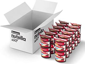 Nutella & Go Snack Packs, Chocolate Hazelnut Spread with Breadsticks, Perfect Easter Basket Stuffers, Pack of 24