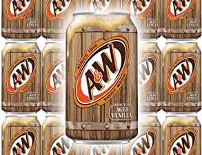 A&W Root Beer, Soft Drink Soda, 12 Fl Oz Can (Pack of 15, Total of 180 Fl Oz)
