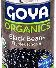 Goya Foods Organic Black Beans, 15.5 Ounce (Pack of 24)