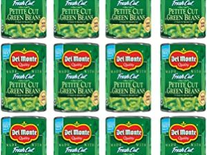 Del Monte Petite Cut Green Beans, 14.5 Oz, (Pack Of 12)