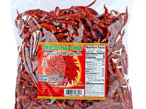Thai Whole Dried Chili Peppers, Very Hot (14oz)