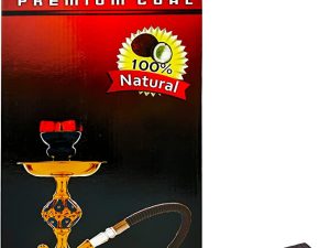 Coco Ala Natural Coconut Charcoal Coal for Hookah Shisha (216 pcs (Cube))