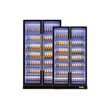 Custom Upright Freezer For Supermarket Commercial Upright Freezer Showcase Beverage Display