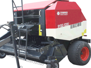 High Quality Fmworld Round Baler 9ygq-1000, Pickup with 2.1m, Equipped with Double Guide Tyres