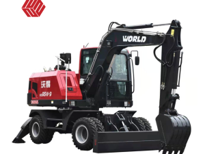 World Brand Wheeled High Quality Excavators with 9t Max Bearing Capacity