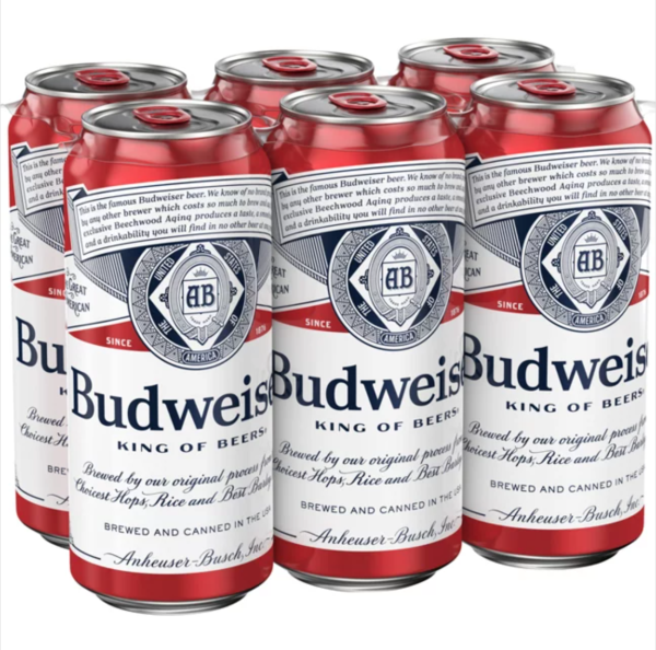 Budweiser Beer 16 oz Cans