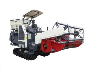 Self-Propelled Full Feed Rubber Track Combine Harvester 4lz-4.0e