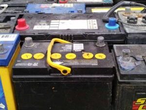 Drained Lead-Acid Battery Scrap