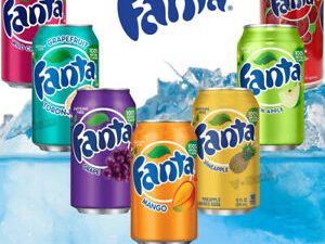 FANTA NATURALLY FLAVORED AMERICAN SOFT SODA DRINK 355ML ( 6, 12 CANS )
